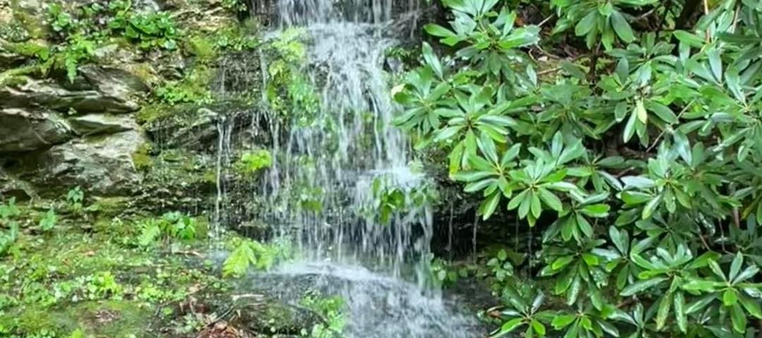 Waterfall at Starkeytown Smoky Mountains