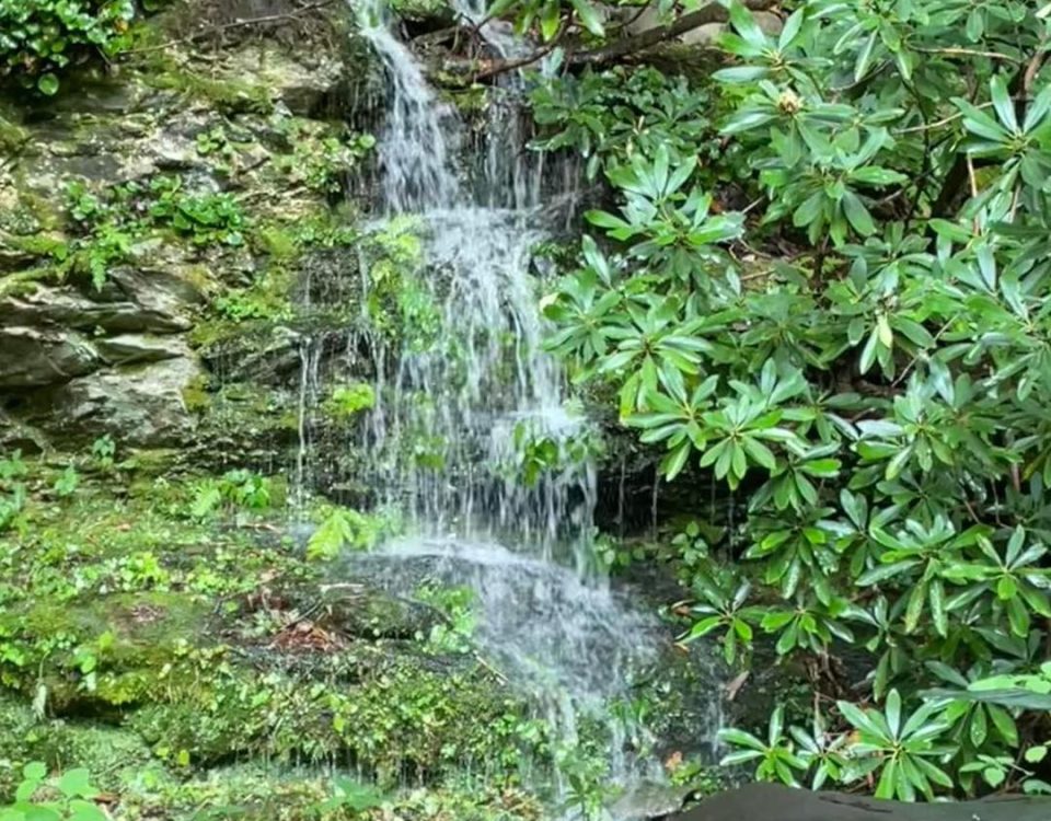 Waterfall at Starkeytown Smoky Mountains