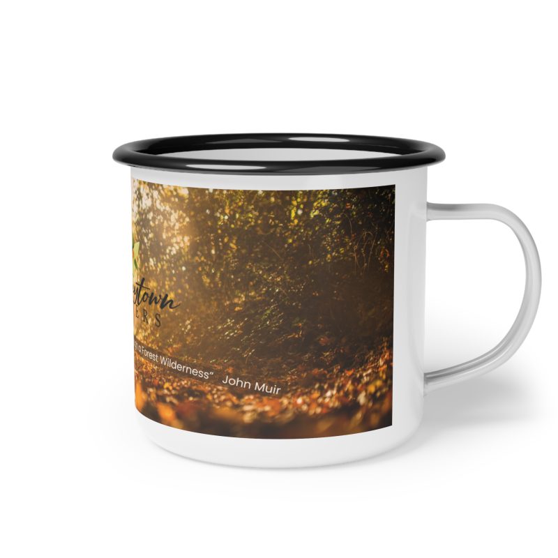 Nature-Inspired Enamel Camp Cup - Starketown Sisters Collection - Image 3